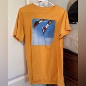 Used Men’s yellow Air Jordan t-shirt size S